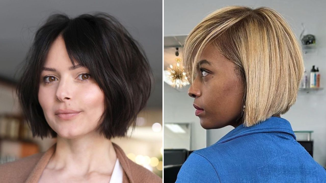 30 Alluring Ways To Style Blunt Bob With Bangs In 2023
