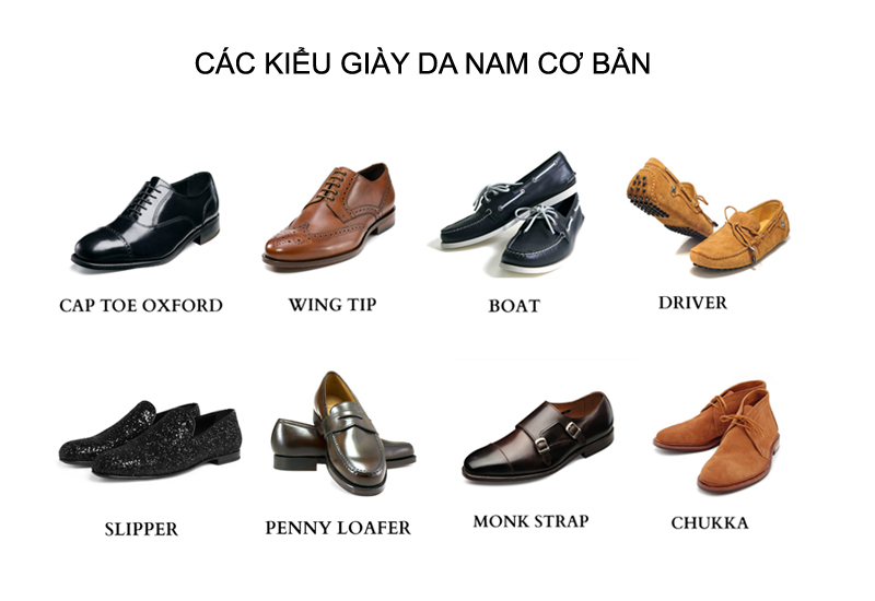 8 Kiểu Giày Da Nam Cơ Bản Bạn Nên Biết - Elle Man