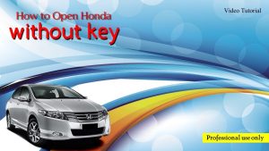 How To Open A Locked Honda Civic