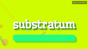 How To Pronounce Substratum