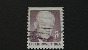Eisenhower 8 Cent Stamp Worth