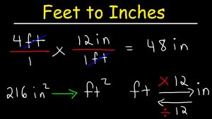 8 Feet Equals How Many Inches