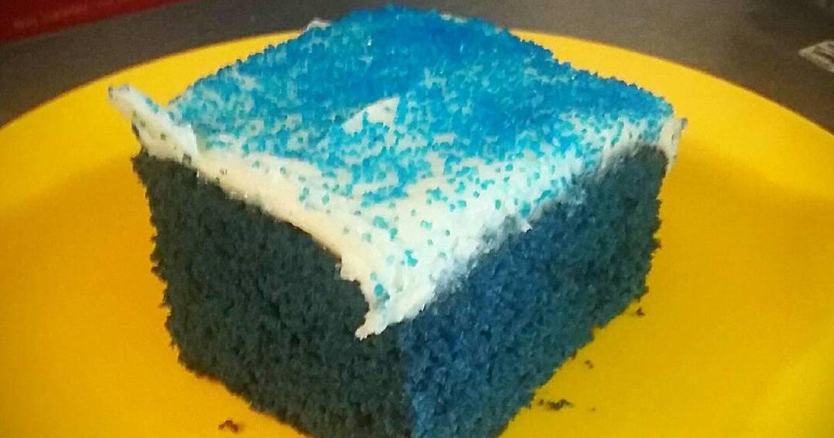 Blue Velvet Cake With Cream Cheese Frosting Recipe By Stephiecancook -  Cookpad